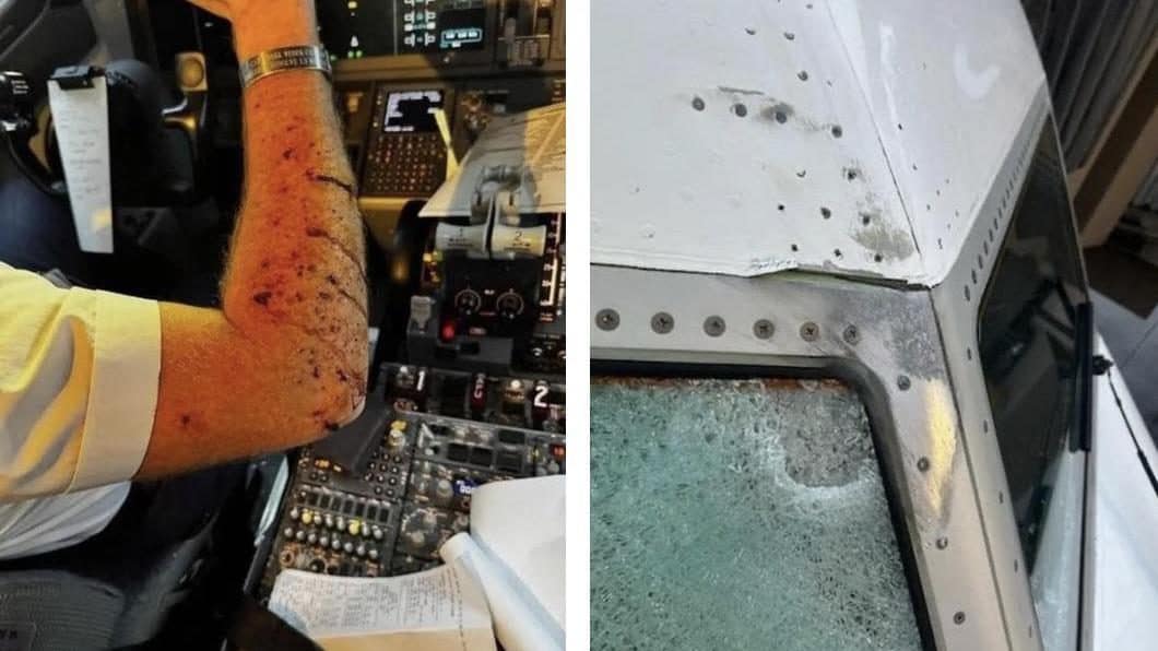 Boeing 737 Max colpito in volo da oggetto non identificato: ipotesi detrito spaziale, danni e pilota ferito