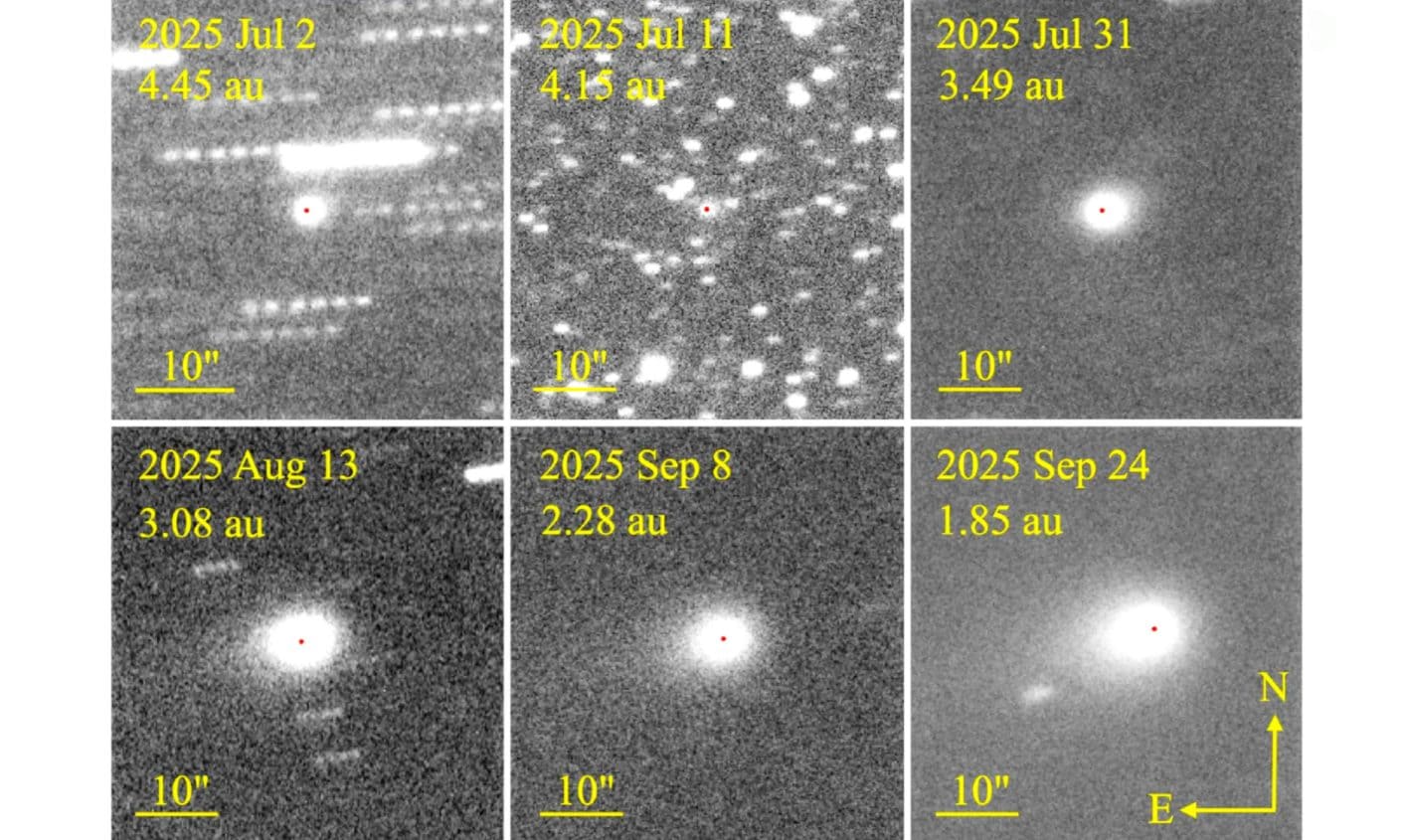 La coda di 3I/ATLAS ora punta nella direzione opposta: cos'è successo