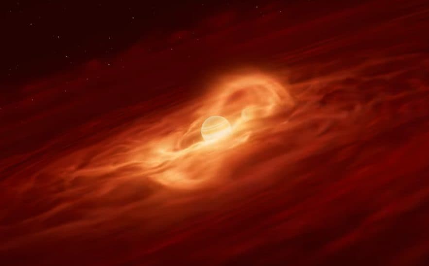 Assurdo pianeta affamato come una stella vaga nello spazio: "Accumula 6 miliardi di tonnellate al secondo"