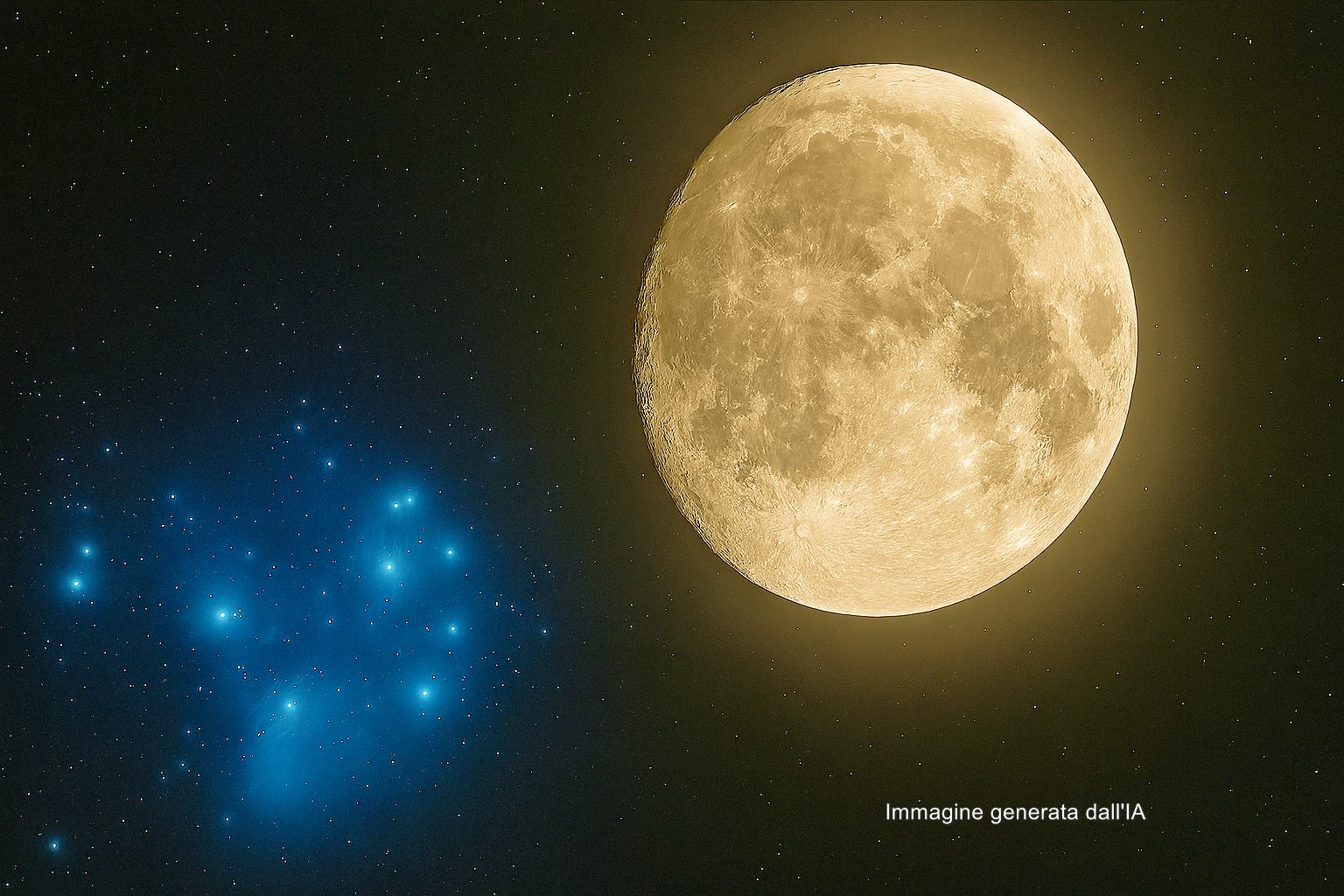 Oggi 9 ottobre il bellissimo bacio della Luna alle Pleiadi: a che ora vederlo nei cieli d'Italia