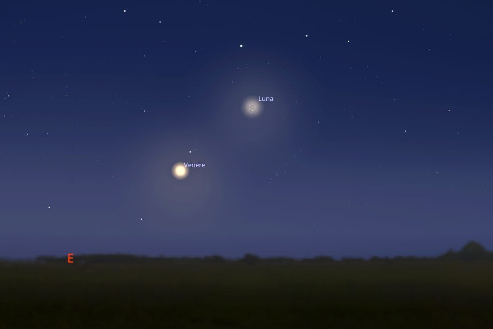 Spettacolare bacio della falce di Luna a Venere tra il 18 e il 19 ottobre: a che ora vederlo