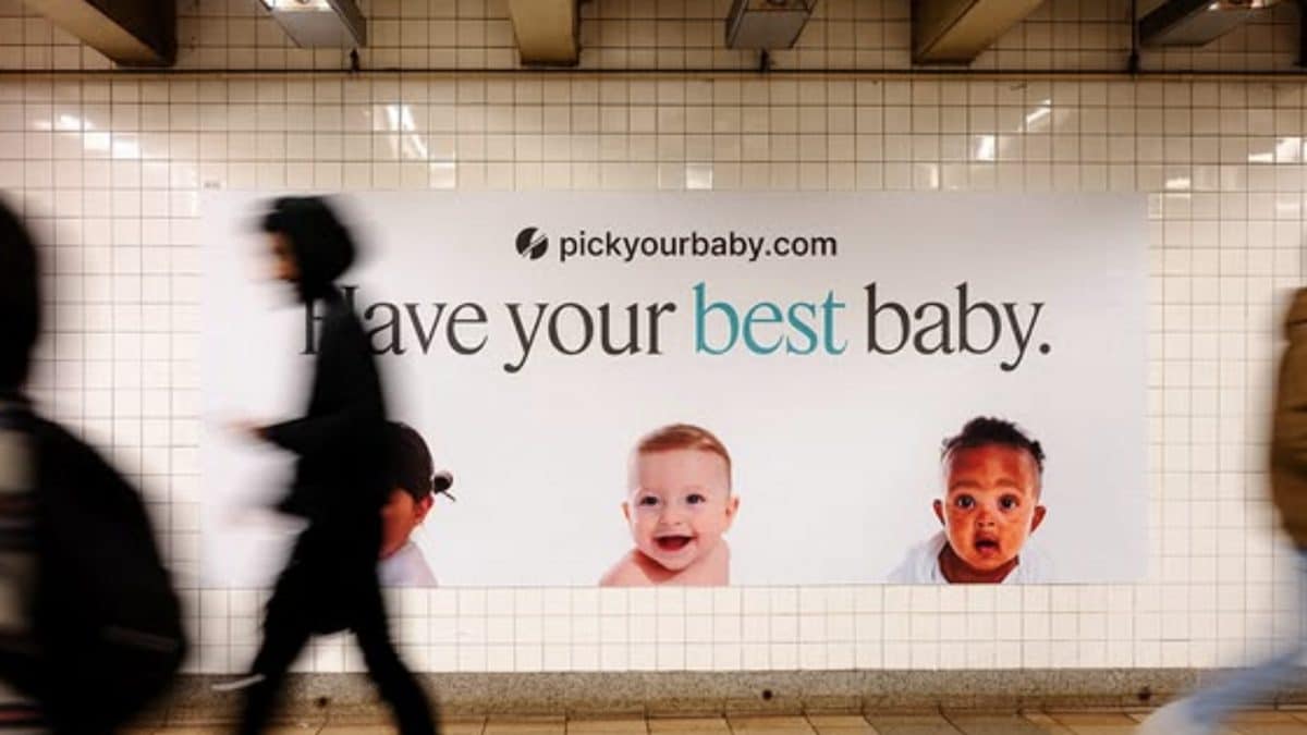 NUCLEUS | Il cartellone pubblicitario Have your best baby
