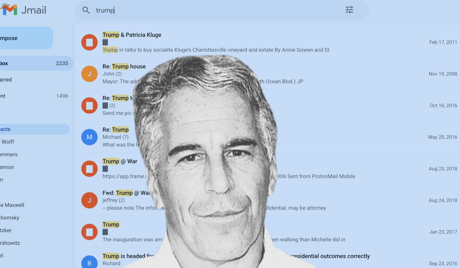 Ora esiste un sito in cui puoi leggere tutte le mail di Jeffrey Epstein: dentro il caso Jmail