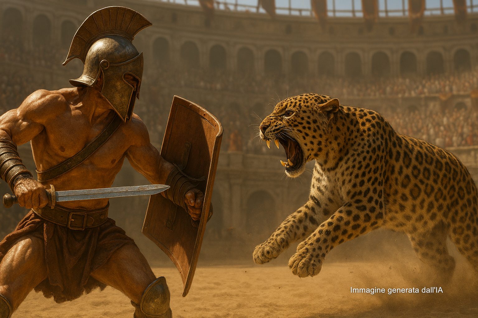 Osso di leopardo trovato in un anfiteatro romano: i grandi felini sfruttati negli spettacoli coi gladiatori