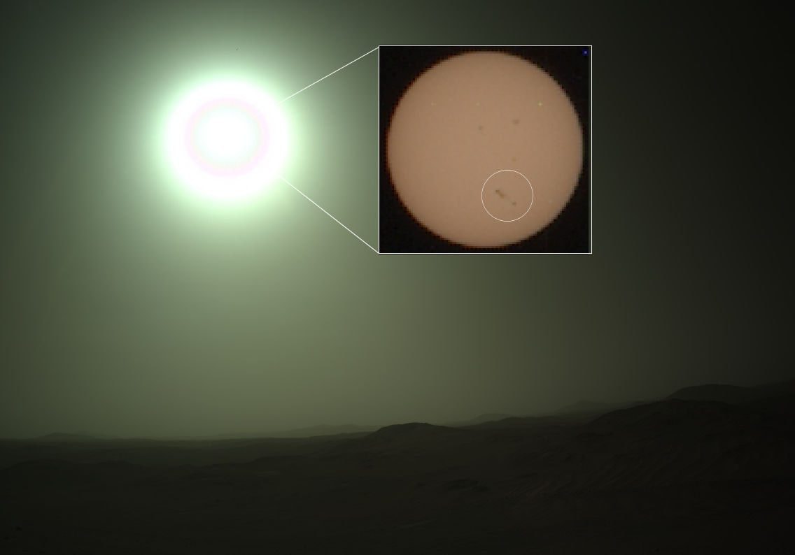 Enorme e minacciosa macchia solare apparsa sul Sole: è così grande che un rover NASA l'ha ripresa da Marte