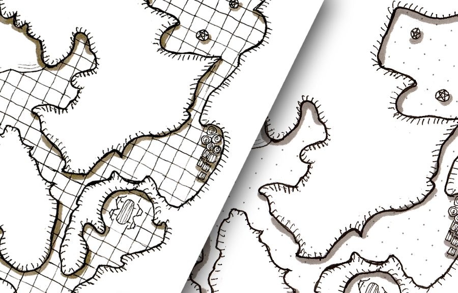 OLD SCHOOL RENASSAINCE | Un esempio di mappe disegnate a mano.