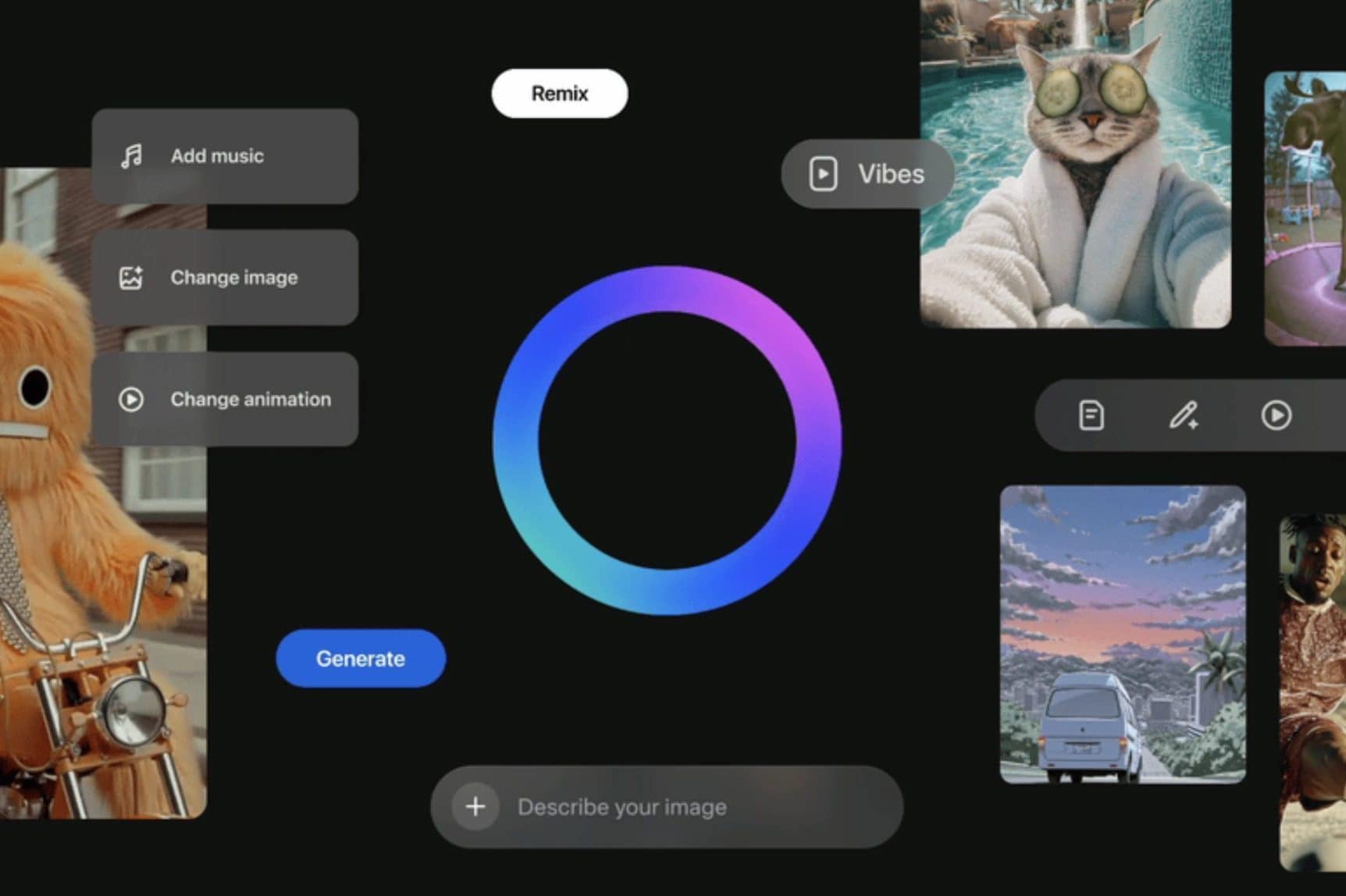 Siamo stati un’ora dentro Vibes, il primo social dove tutto è fatto con l’IA