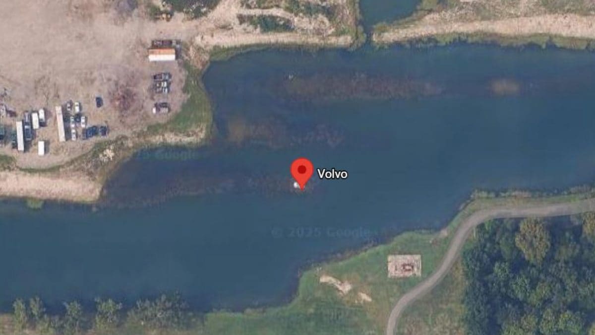 Volvo Island. Credit: Google Maps
