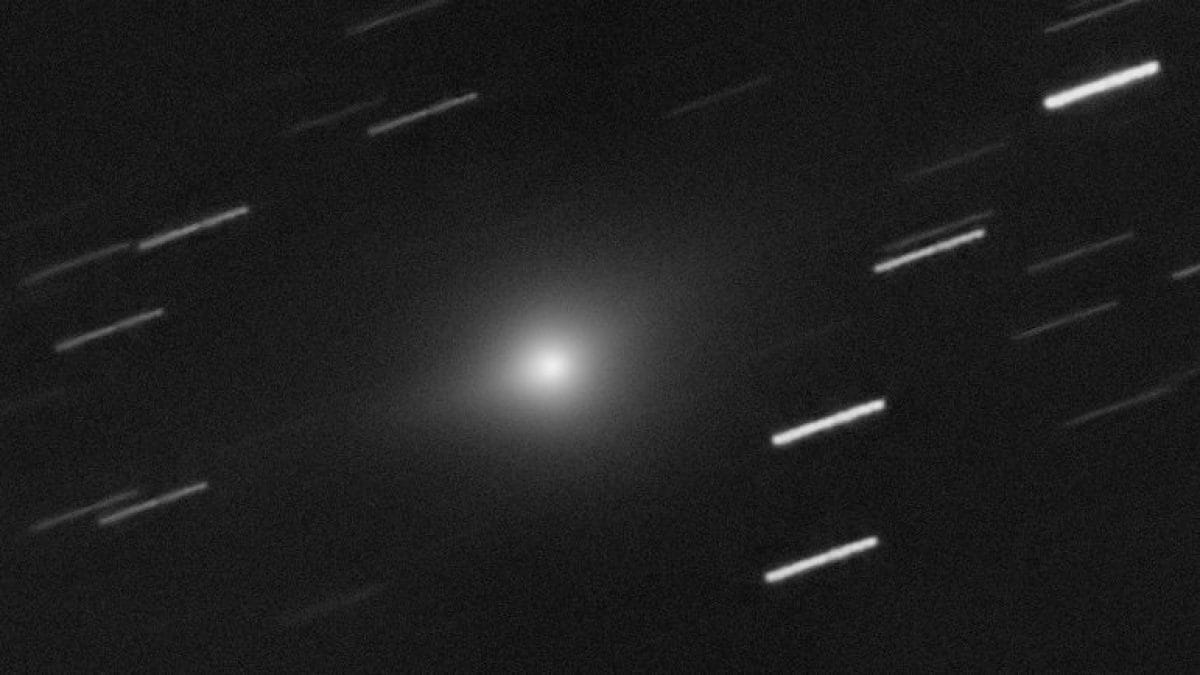 3I/ATLAS ripresa da Roma. Credit: Fabrizio Montanucci