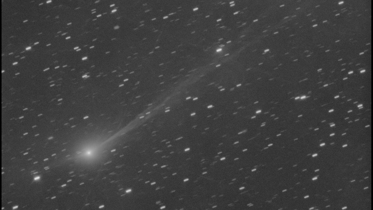 La cometa interstellare 3I/ATLAS. Credit: Gianluca Masi/Virtual Telescope Project