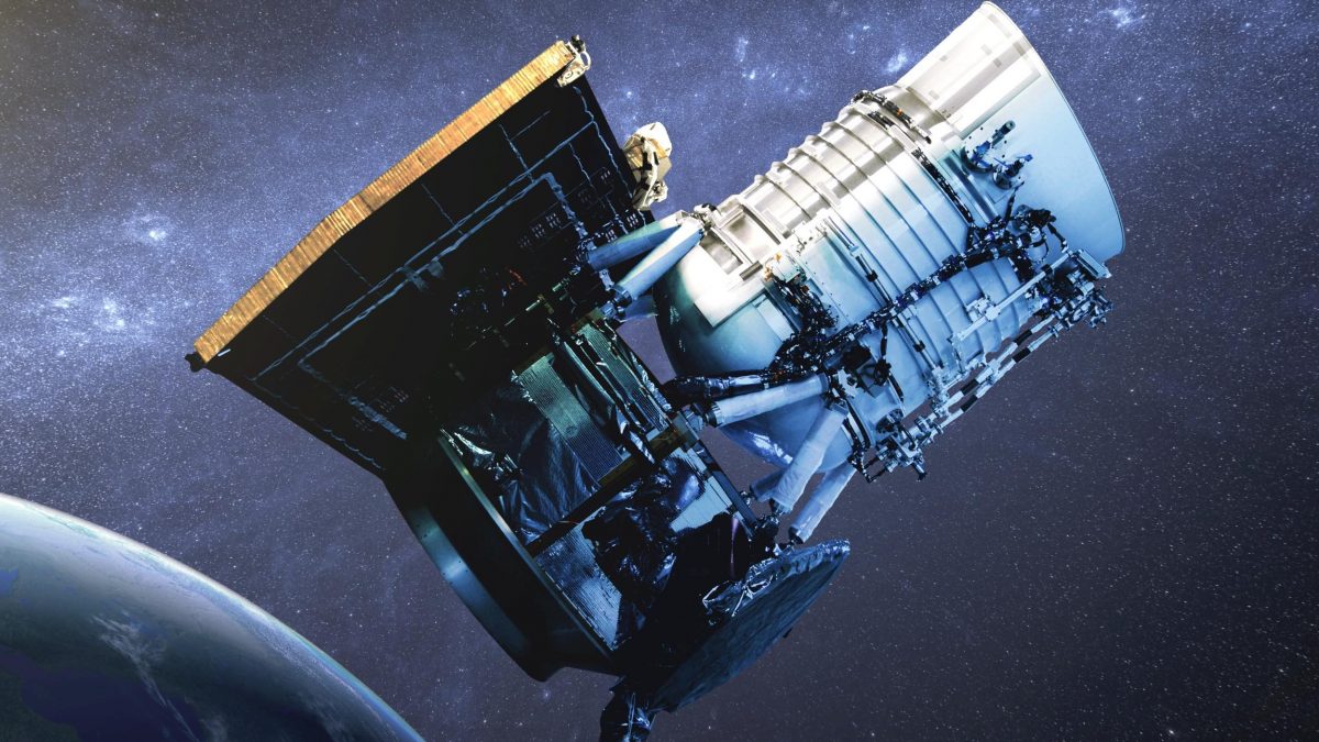 Illustrazione della missione NEOWISE, il telescopio NASA i cui dati infrarossi sono stati analizzati dallo studente Matteo Paz per identificare nuovi oggetti celesti variabili / Credit: NASA/JPL–Caltec