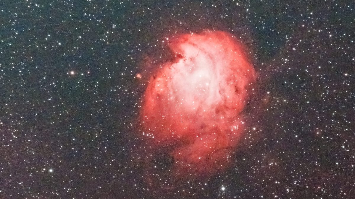 La Nebulosa Testa di Scimmia fotografata nel cielo dei Castelli Romani. Credit: Andrea Centini