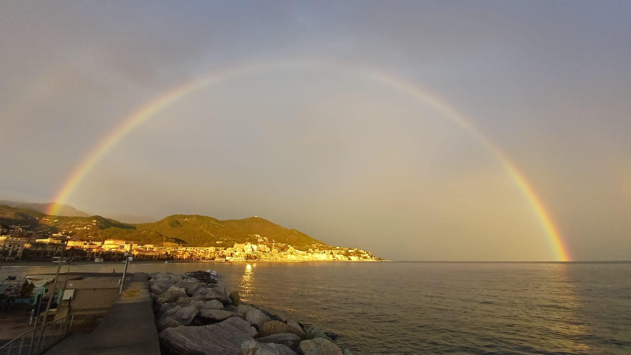 Arcobaleno in Liguria. Credit: Gabriella Motta