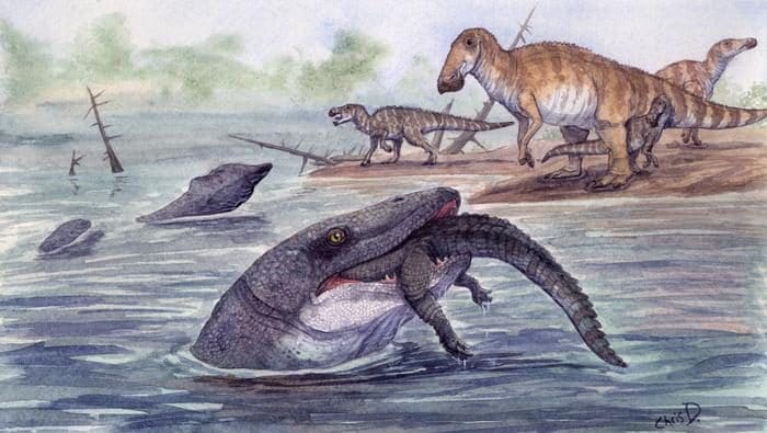 Il mosasauro di Jurassic World cacciava anche in acqua dolce: faceva agguati ai dinosauri incauti