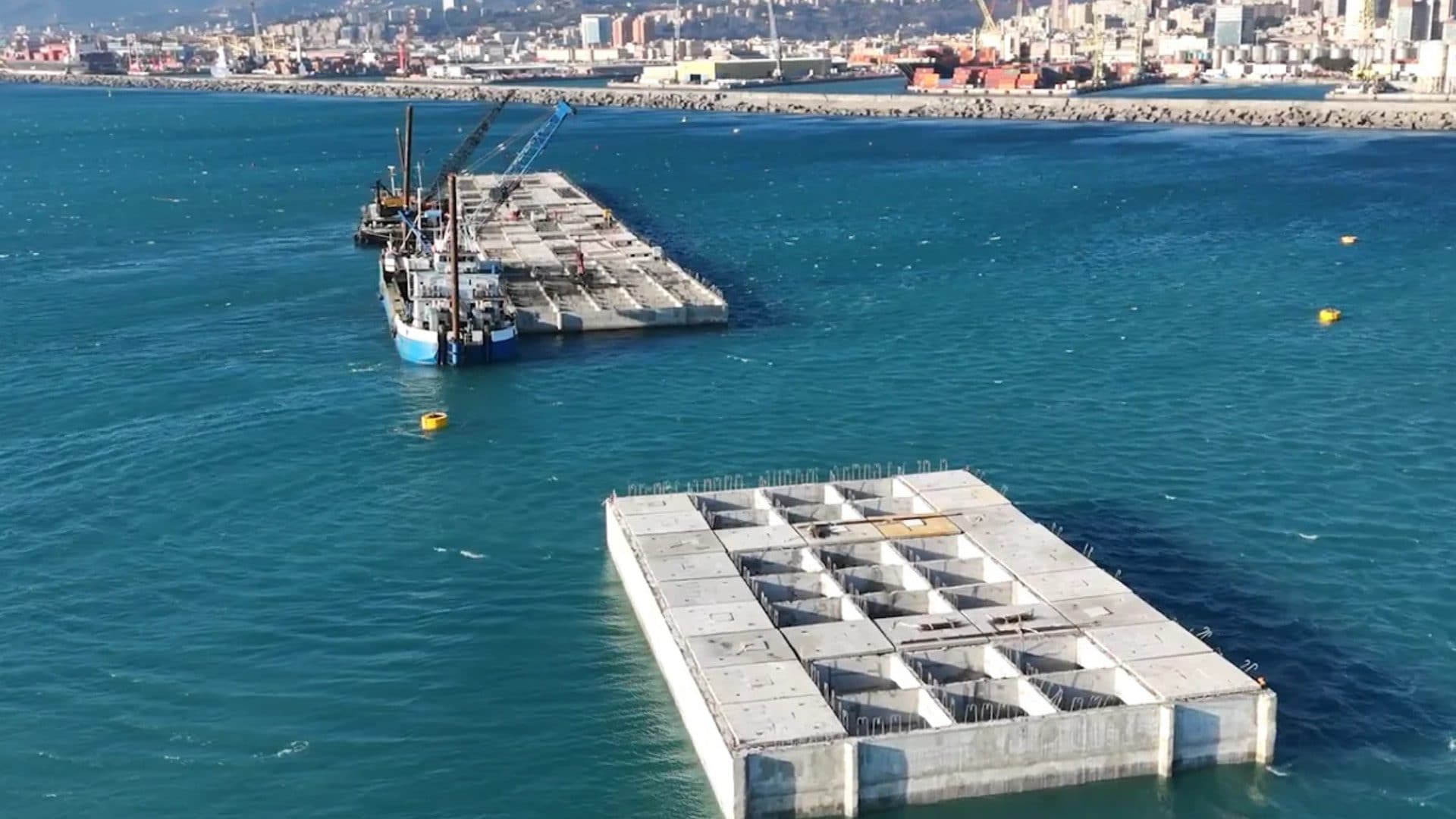 A che punto è la costruzione della nuova diga di Genova: gli aggiornamenti sui lavori