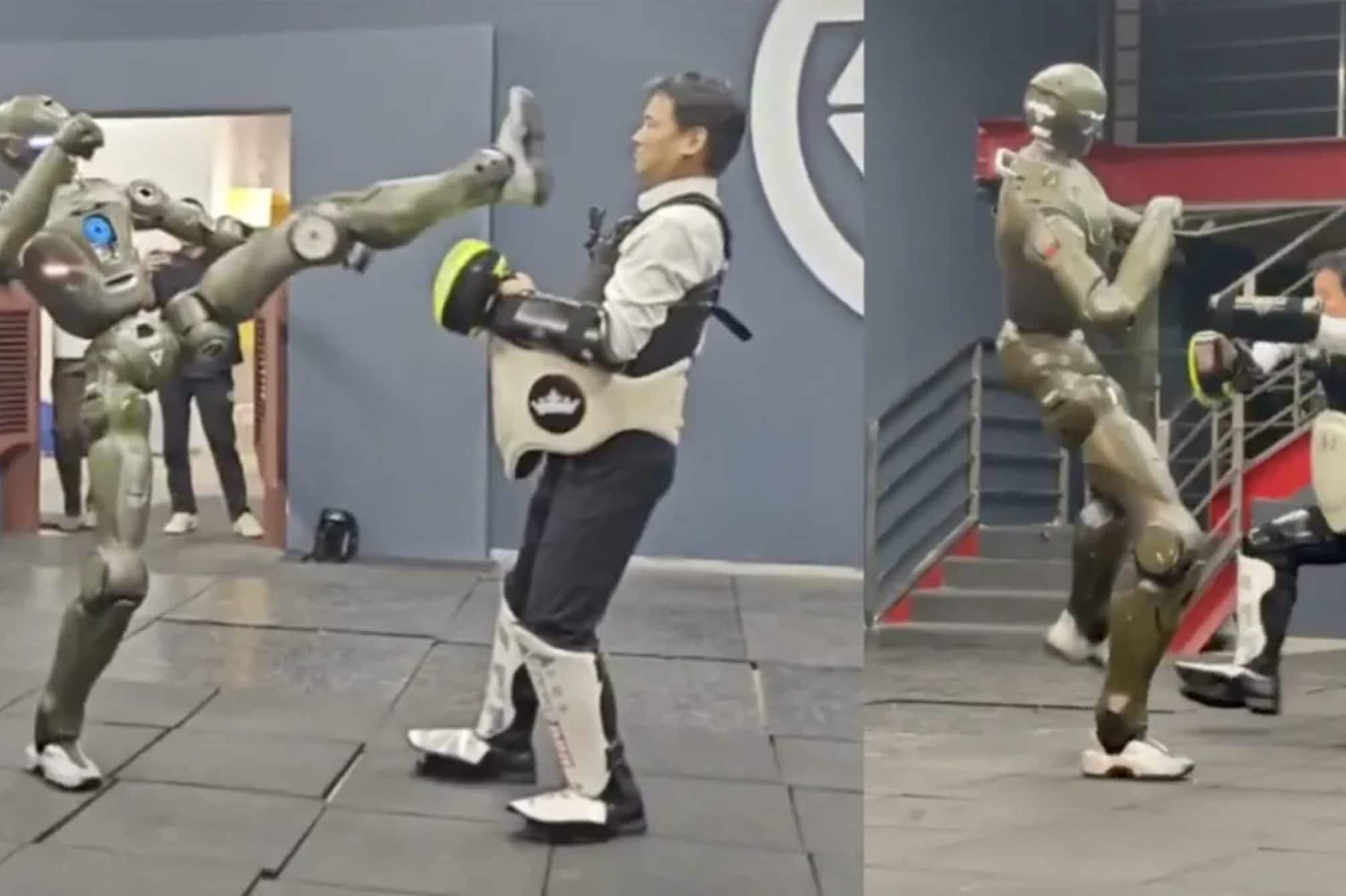 Un robot ha preso a calci il Ceo dell'azienda: il video dello scontro