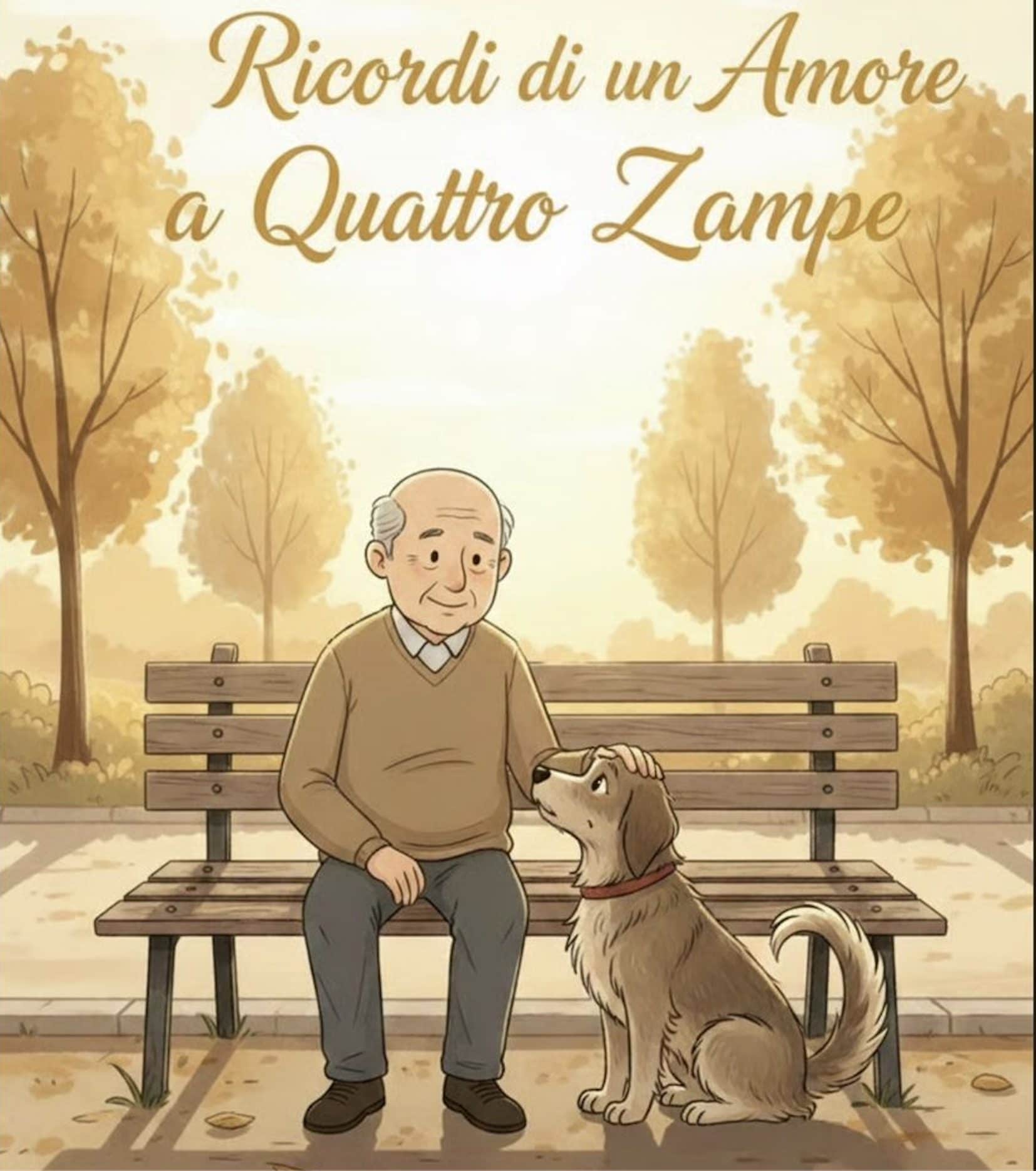 FANPAGE.IT | La copertina del libro Ricordi di un amore a quattro zampe
