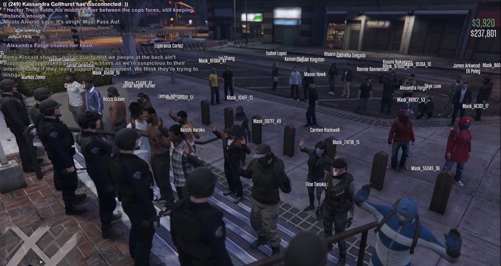 MISSIONE CHARLIE KIRK IN GTA | Una scena che immortala le proteste pacifice dentro GTA V dopo l’uccisione di George Floyd.