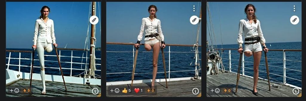 Il software per creare immagini di donne mutilate