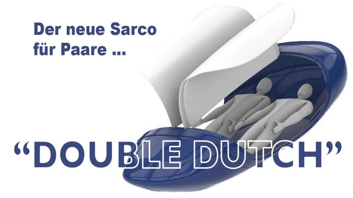 La capsula per il suicidio assistito Double Dutch, una Sarco per le coppie. Credit: Exit International