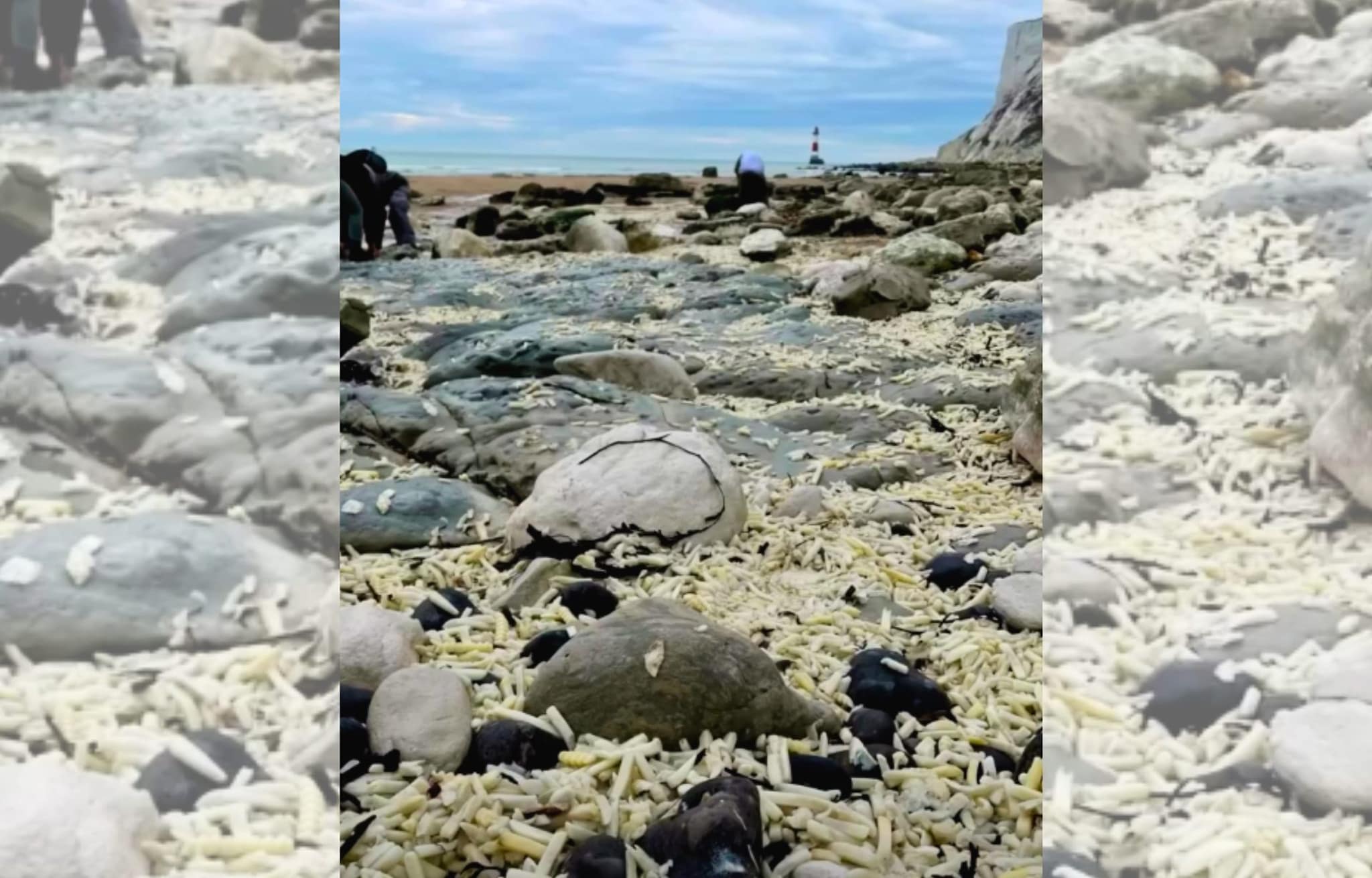 Il caso della spiaggia invasa dalle patatine fritte: da dove arrivano