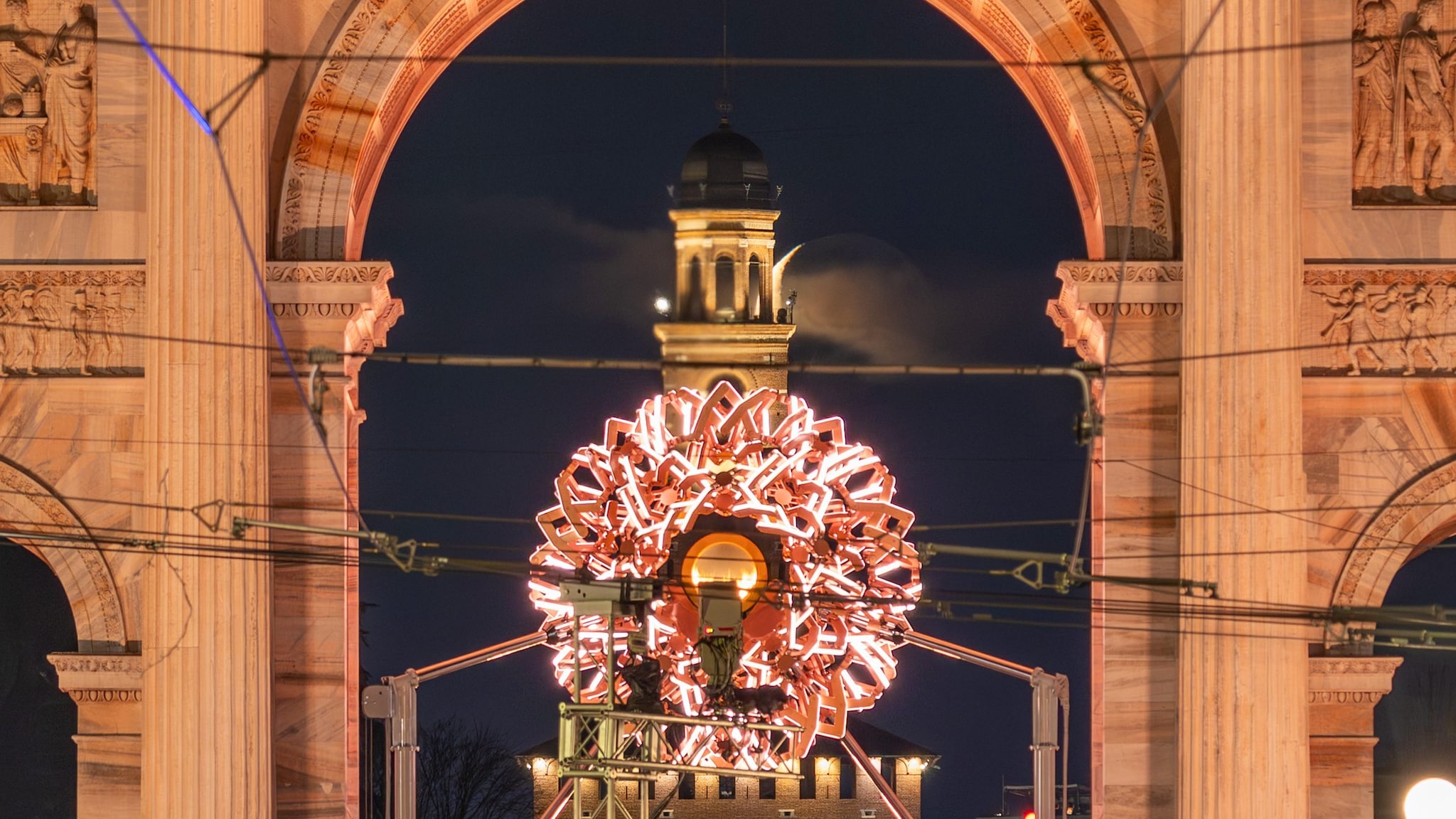 La Luna nascosta dalle nuvole. Credit: Valerio Minato