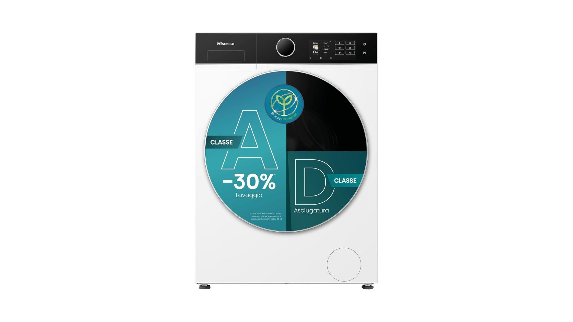 Hisense WD5I8043BWF lavasciuga