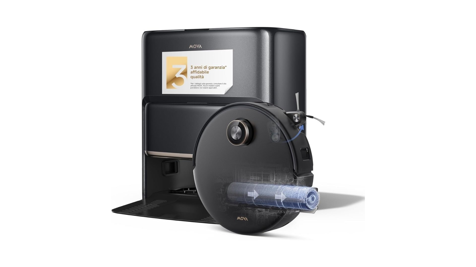 Mova Z60 Ultra Roller Complete robot aspirapolvere e lavapavimenti con rullo