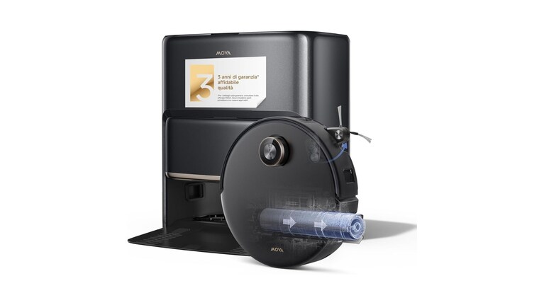 Mova Z60 Ultra Roller Complete robot aspirapolvere e lavapavimenti con rullo