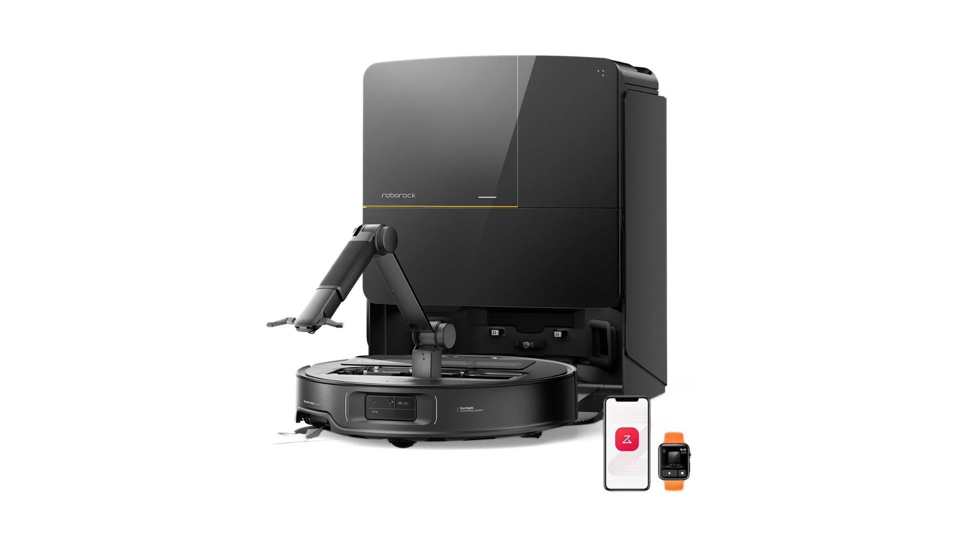 roborock Saros Z70 robot aspirapolvere e lavapavimenti con braccio meccanico