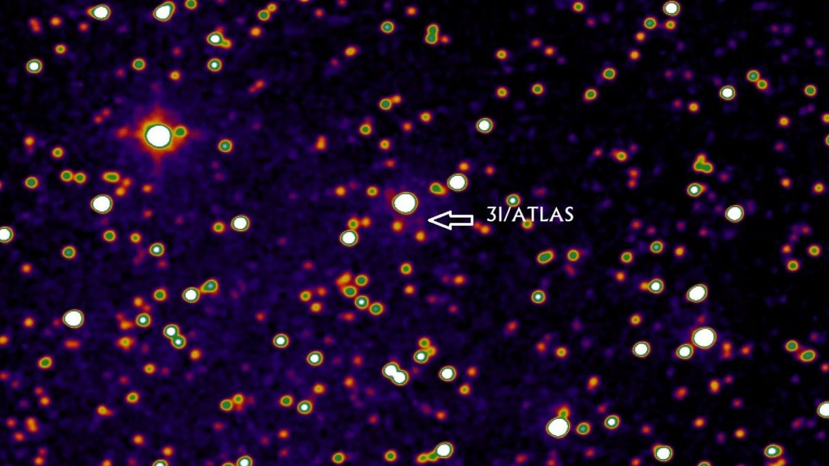 L’oggetto interstellare 3I/ATLAS fotografato dall’astrofisico italiano Toni Scarmato l’11 marzo 2026. Credit: Toni Scarmato