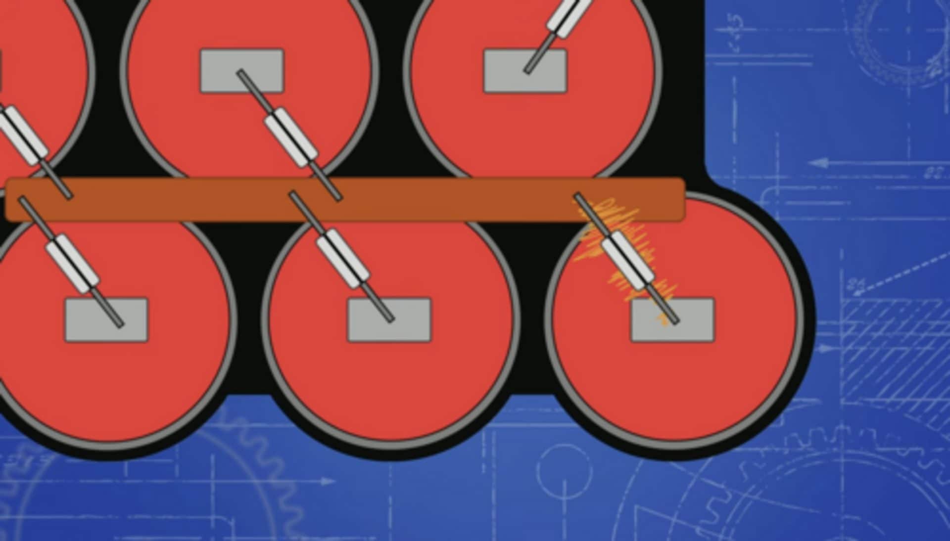 Batterie minicar elettrica alimentata da sigarette elettroniche