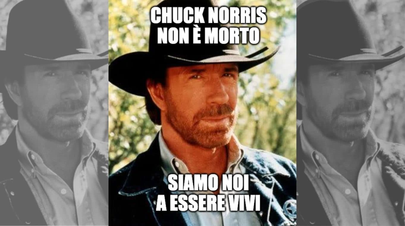 Con Chuck Norris se ne va anche il primo meme italiano: la storia del duro più amato del web
