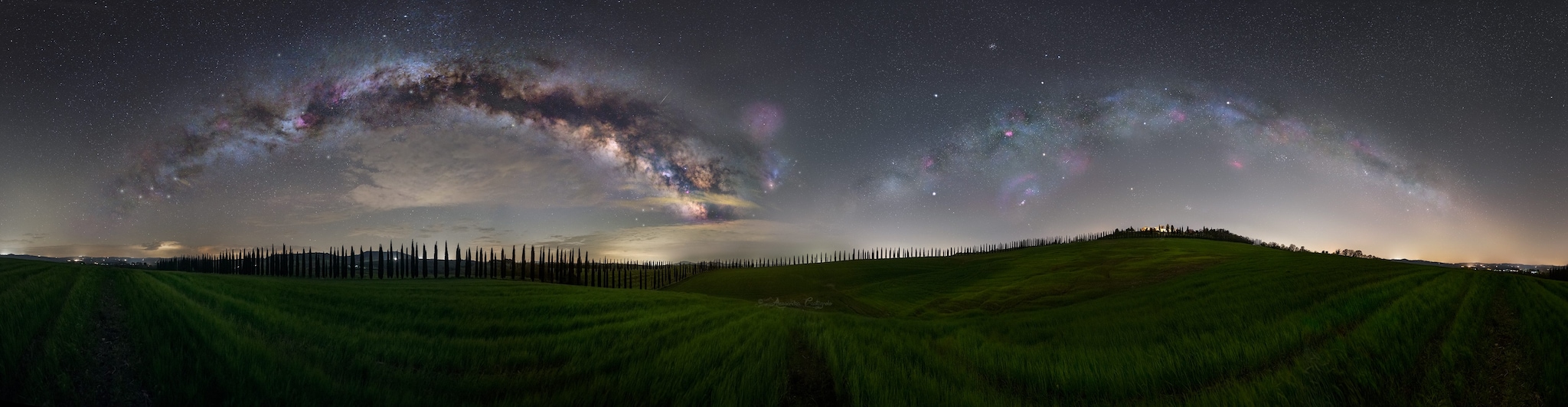 Il doppio arco completo. Credit: Alessandra Castagnolo