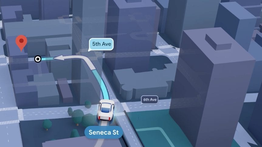 La nuova funzione di navigazione immersiva presentata da Google