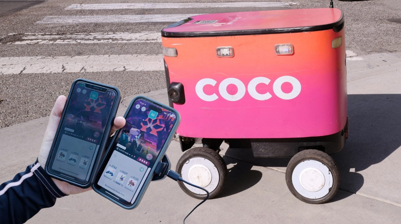 Pokémon Go renderà infallibili i robot per la consegna delle pizze: l'idea di Coco Robotics