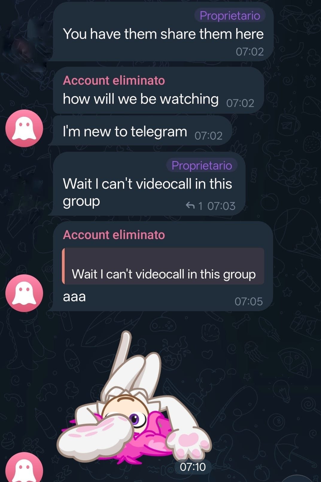 TELEGRAM | Le chat del gruppo