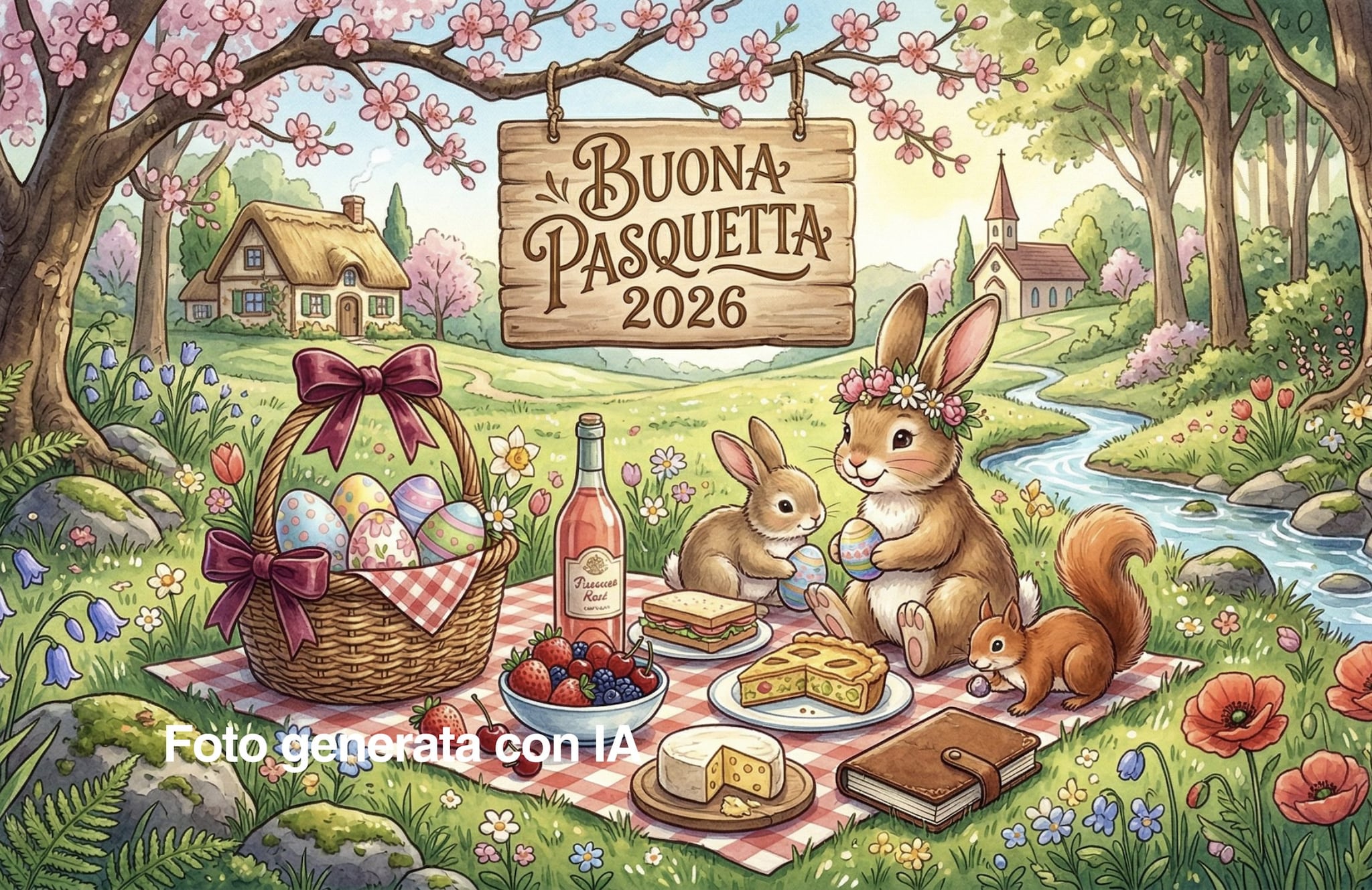 Pasquetta 2026, le immagini e le Gif di auguri più divertenti da mandare su WhatsApp il 6 aprile 