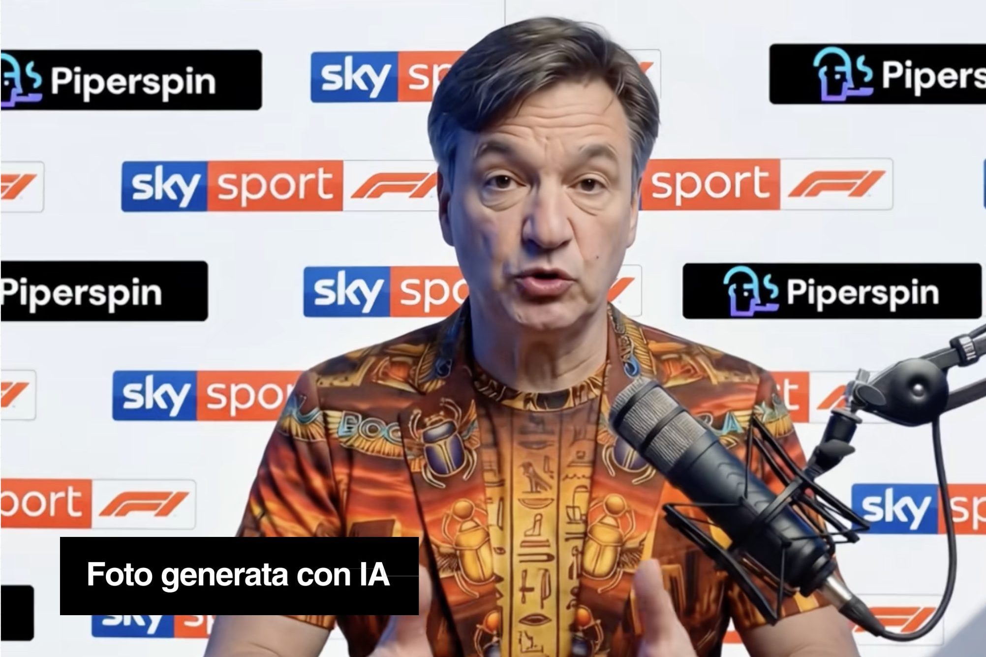 La truffa con il volto di Fabio Caressa: la sua immagine deepfake per sponsorizzare un sito illegale