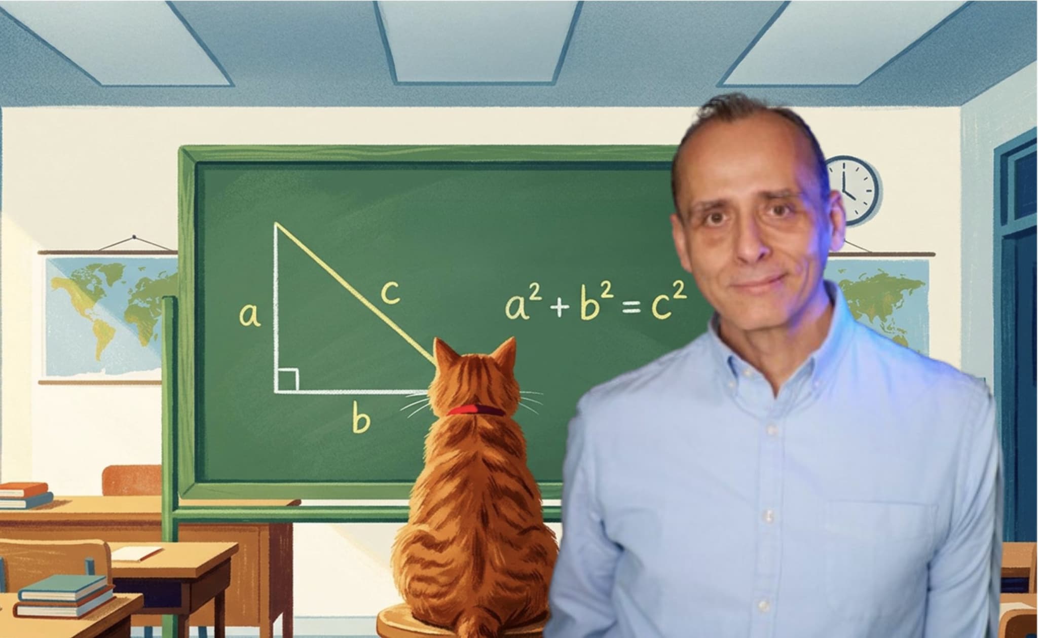 "Siamo come gatti davanti al teorema di Pitagora": Nello Cristianini spiega perché l'IA può superarci