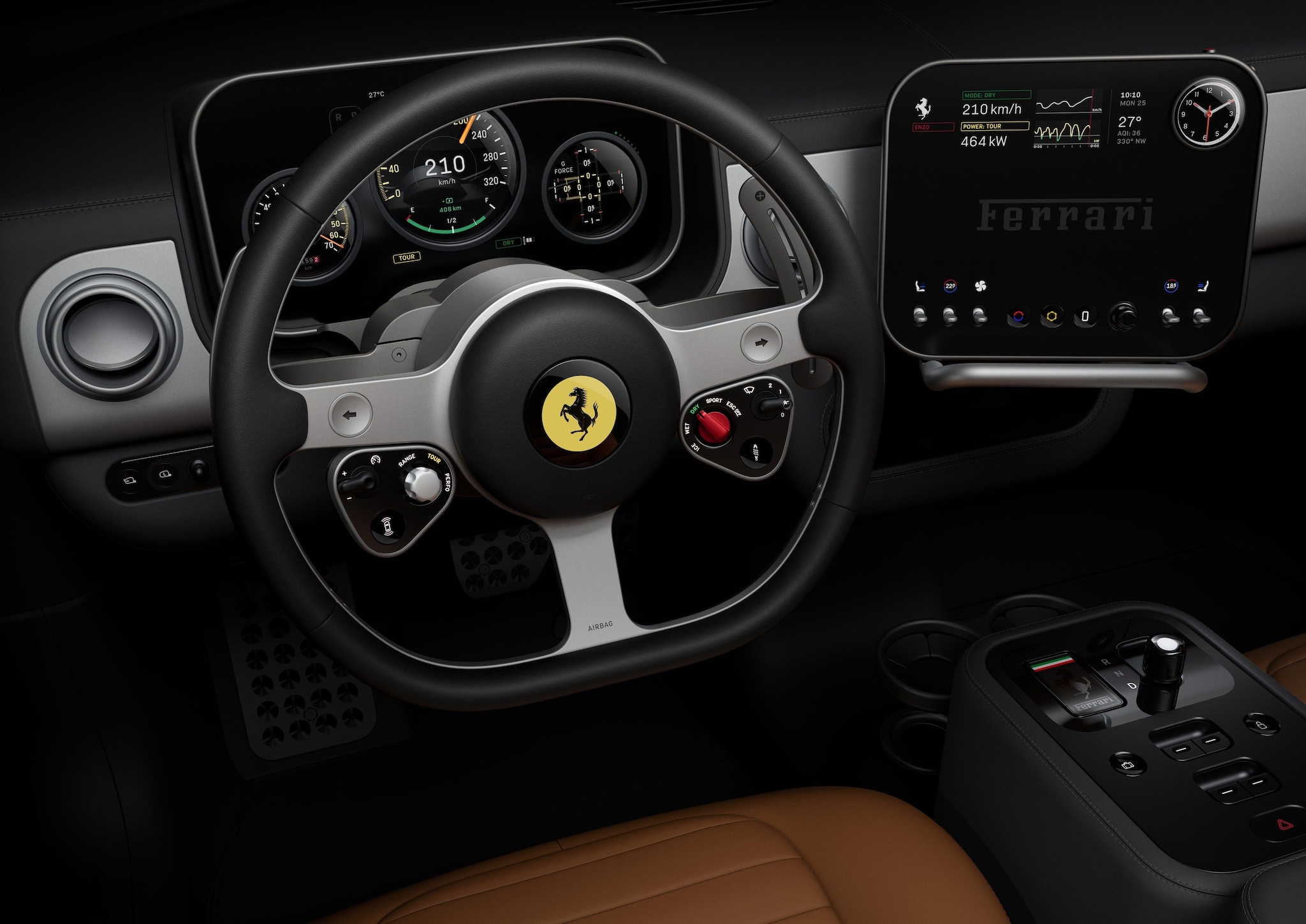 Oggi Ferrari lancia Luce, la sua prima supercar completamente elettrica: arriva a 310 km/h
