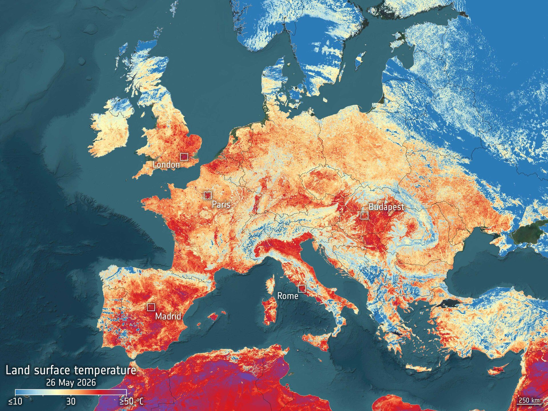 La mappa completa. Credit: ESA