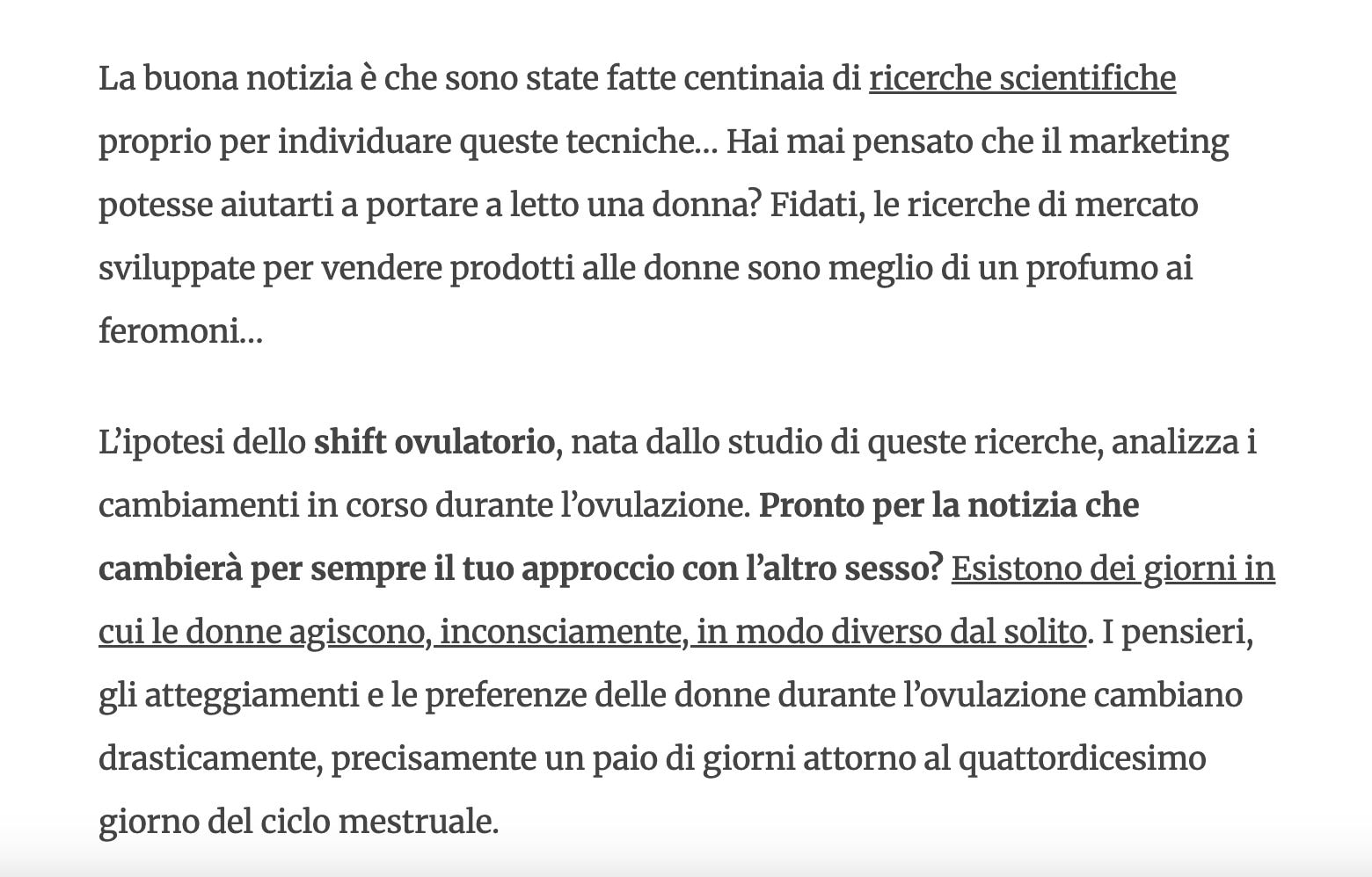 ITALIAN SEDUCTION | I messaggi scritti dai coach