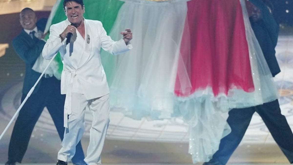 Sal Da Vinci a Eurovision 2026 – ph AP Photo:Martin Meissner
