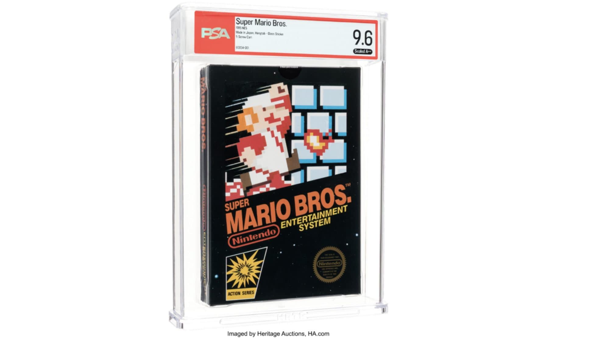 La copia di Super Mario Bros battuta all’asta per tre milioni di dollari | Heritage Auctions