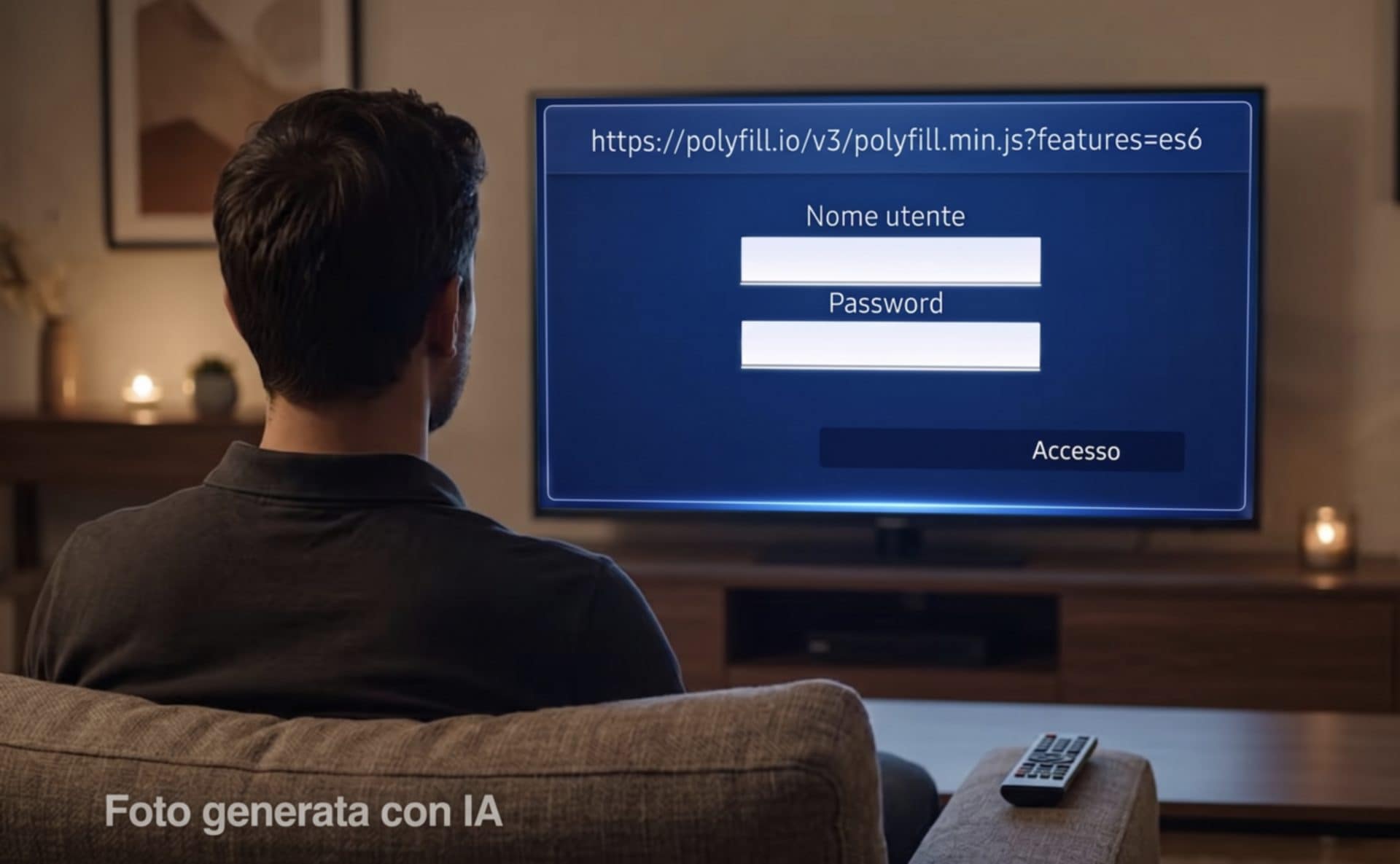 Schermata Polyfill sulle Smart TV, la colpa è di un servizio del digitale terrestre: la spiegazione di Samsung