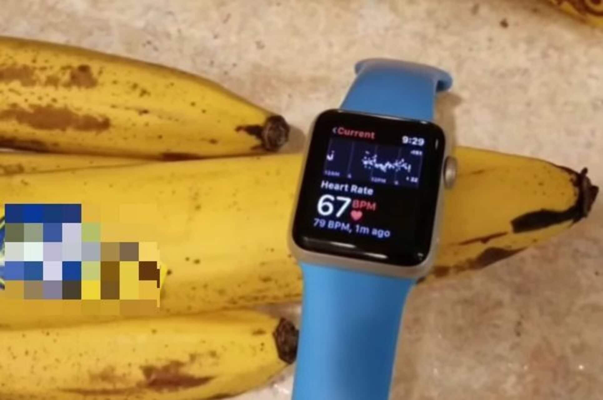 Lo smartwatch rileva il battito cardiaco della banana: non è un bug ma l'effetto della fotopletismografia