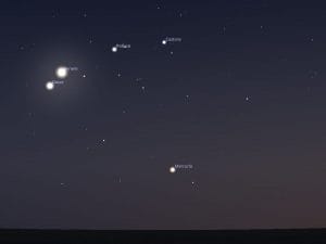 Domani 9 giugno splendido bacio di Giove a Venere: