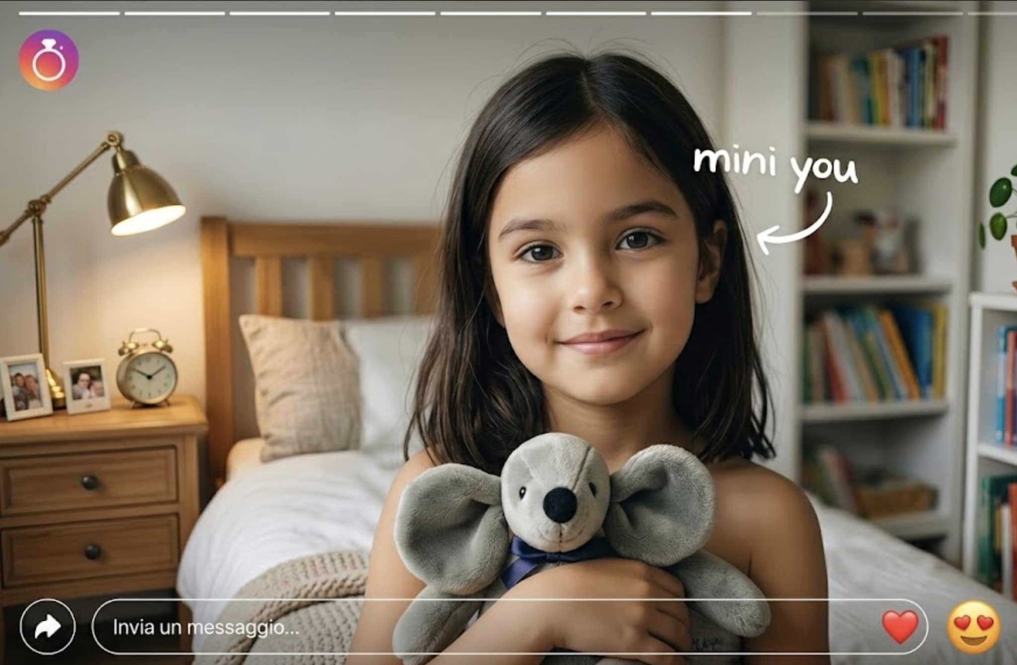 Se guardate bene la foto Mini You è un ottimo modo per regalare i dati all’intelligenza artificiale