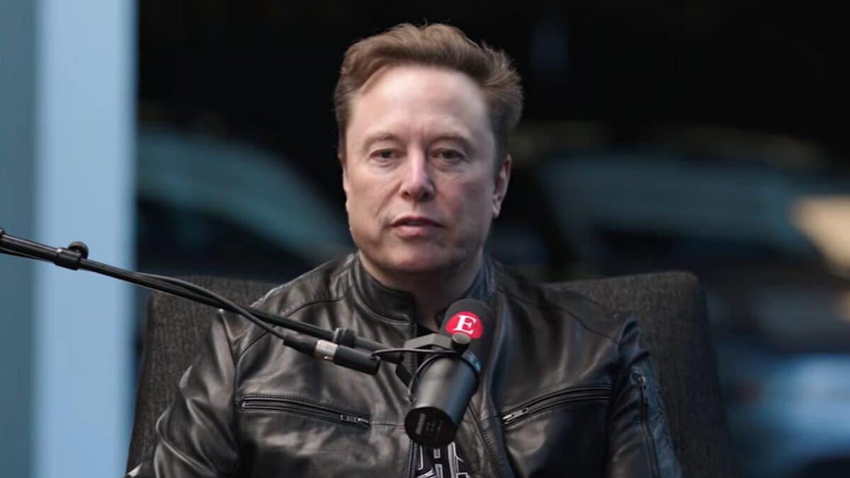 Uno screenshot dell'intervista del The Economist a Elon Musk. Credit: The Economist/Screenshot Youtube